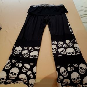 Skull print women's 1x lounge pants